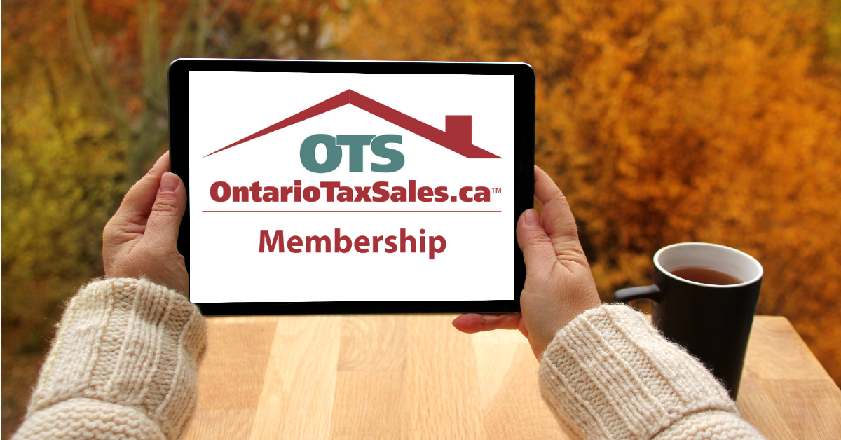 Fall membership | property photo | ontario tax sales